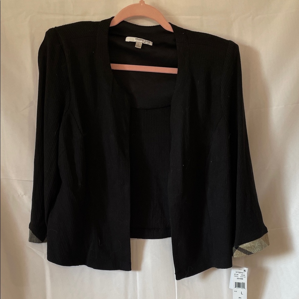 Studio One Charcoal Cardigan